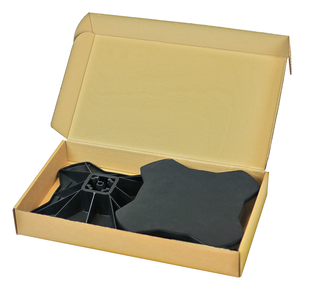 Pied de support de gaine en H